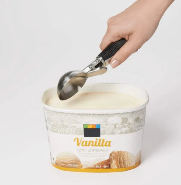 --SteeL Lever Ice Cream Scoop
