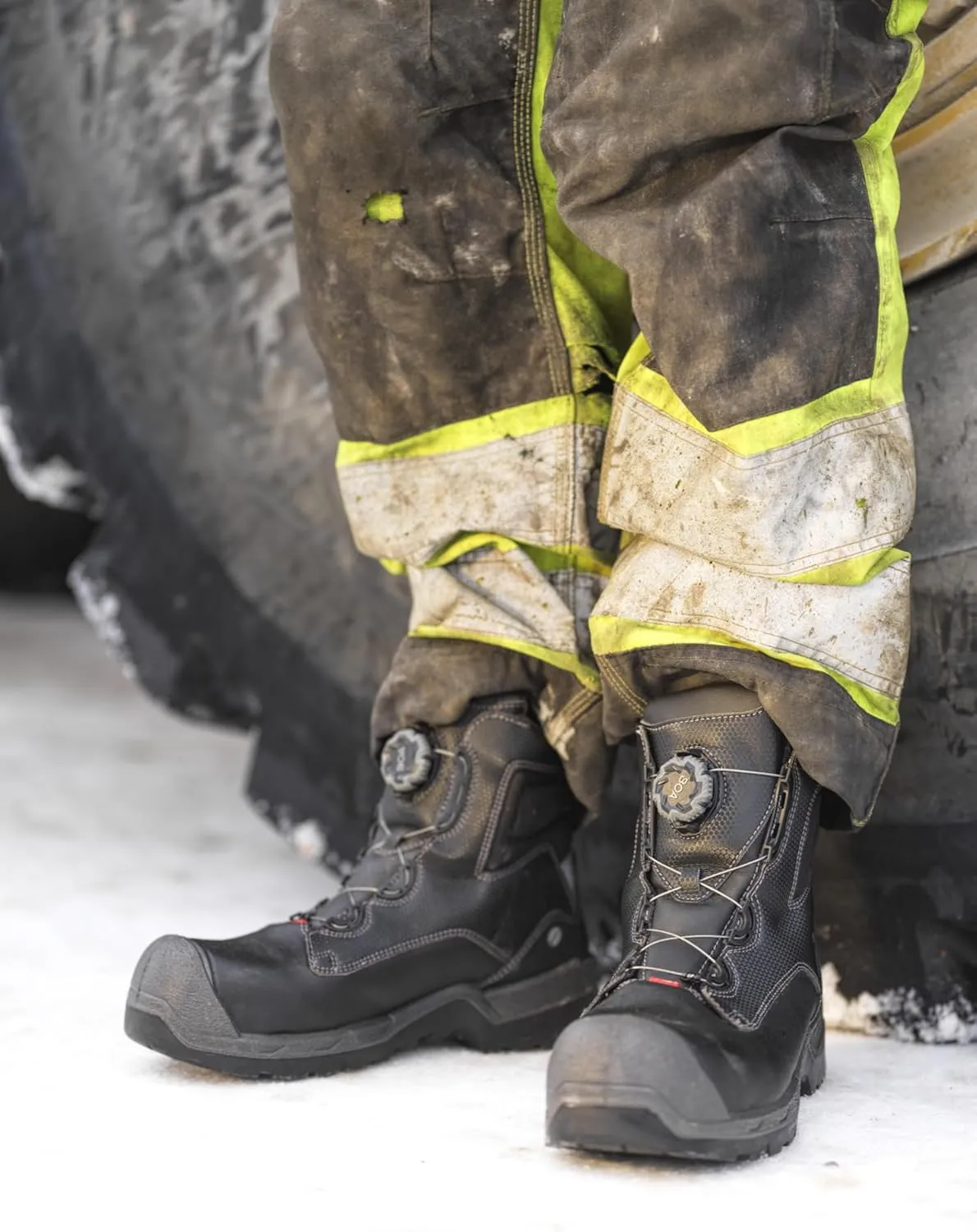 1358 Heavy Duty Winter Safety Boot With BOA Fit and Highest (S3) Protection For Cold or Slippery conditions - Composite Toe Cap