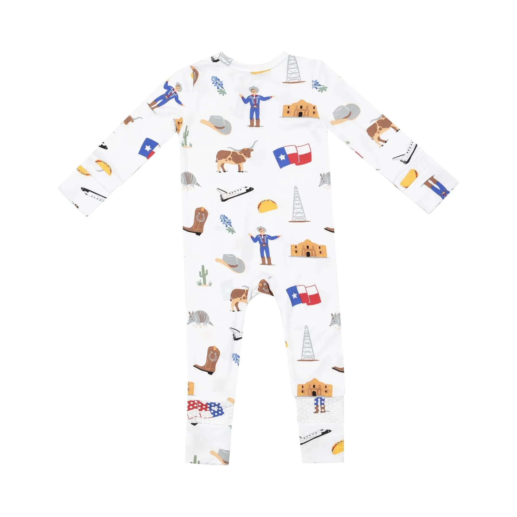 2-Way Zipper Romper / Texas