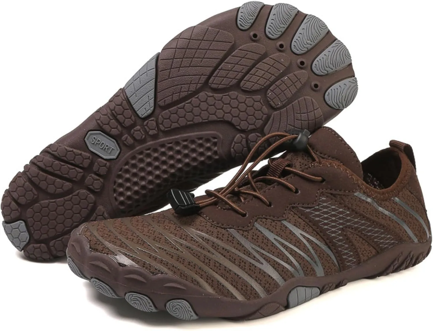 2025 New Hiking Footwear for Women Men Lightweight Wide Toe Box Breathable Camping Shoes,Summer Water-Resistant Swim Trail Water Shoes,Outdoor Fashion Comfortable Grounded Comfort Wear