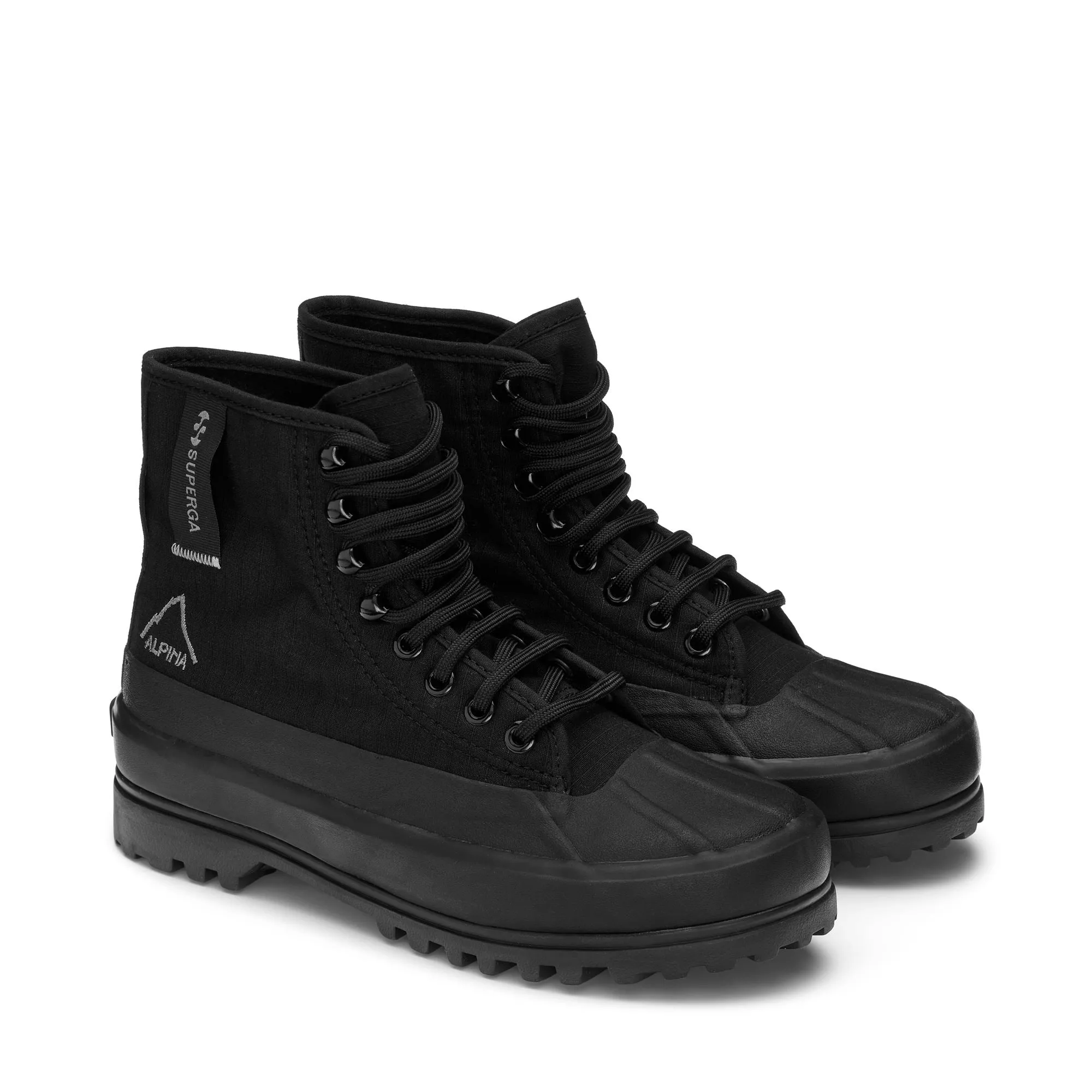 2481 ALPINA RIPSTOP - Ankle Boots - Laced - Unisex - TOTAL BLACK