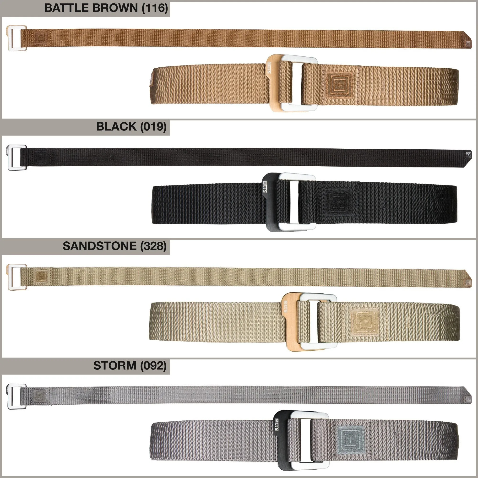 5.11 Tactical 1.5" Traverse Double Buckle Belt