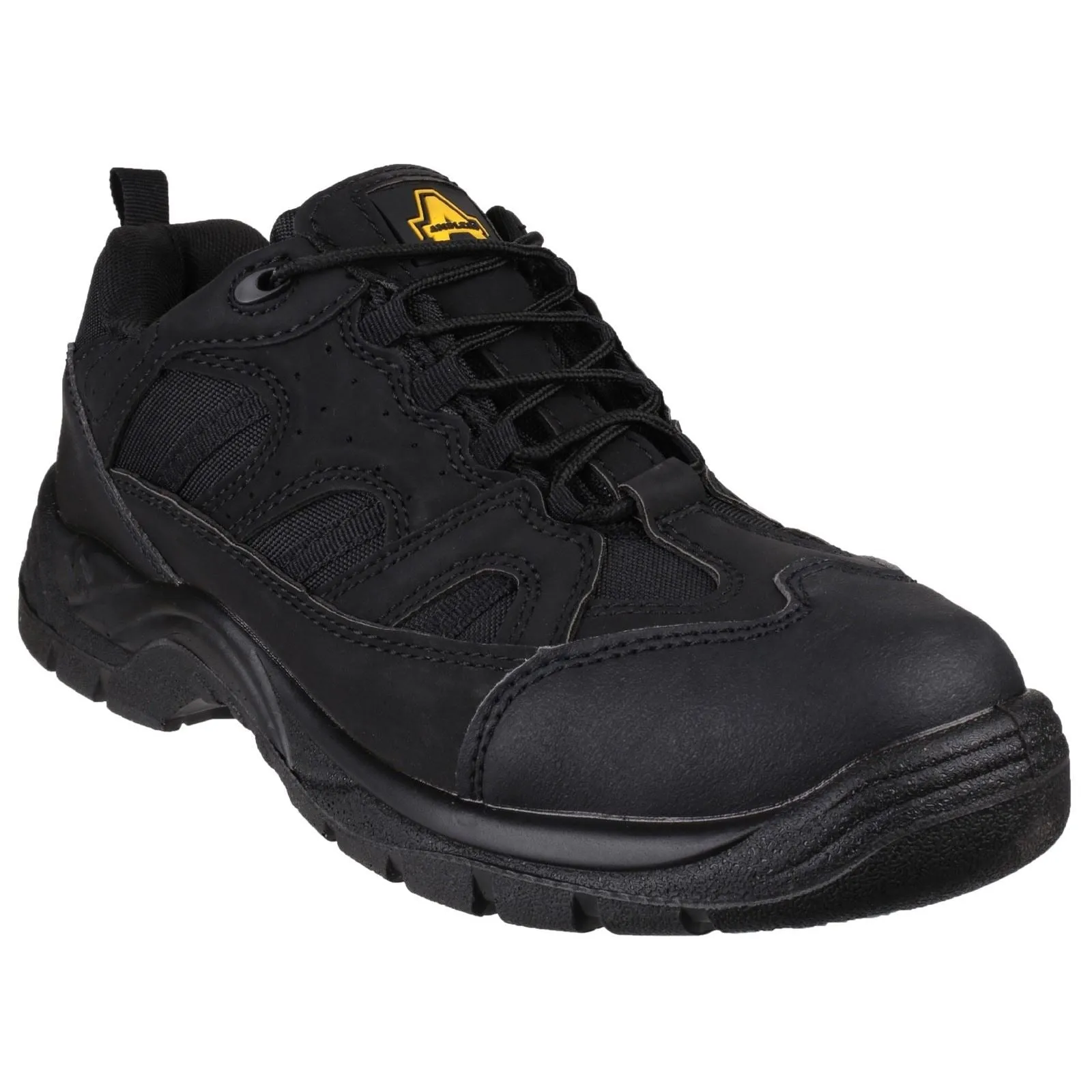 Amblers Men Boots - FS214 Vegan Friendly Safety Shoes in Black, 4-13