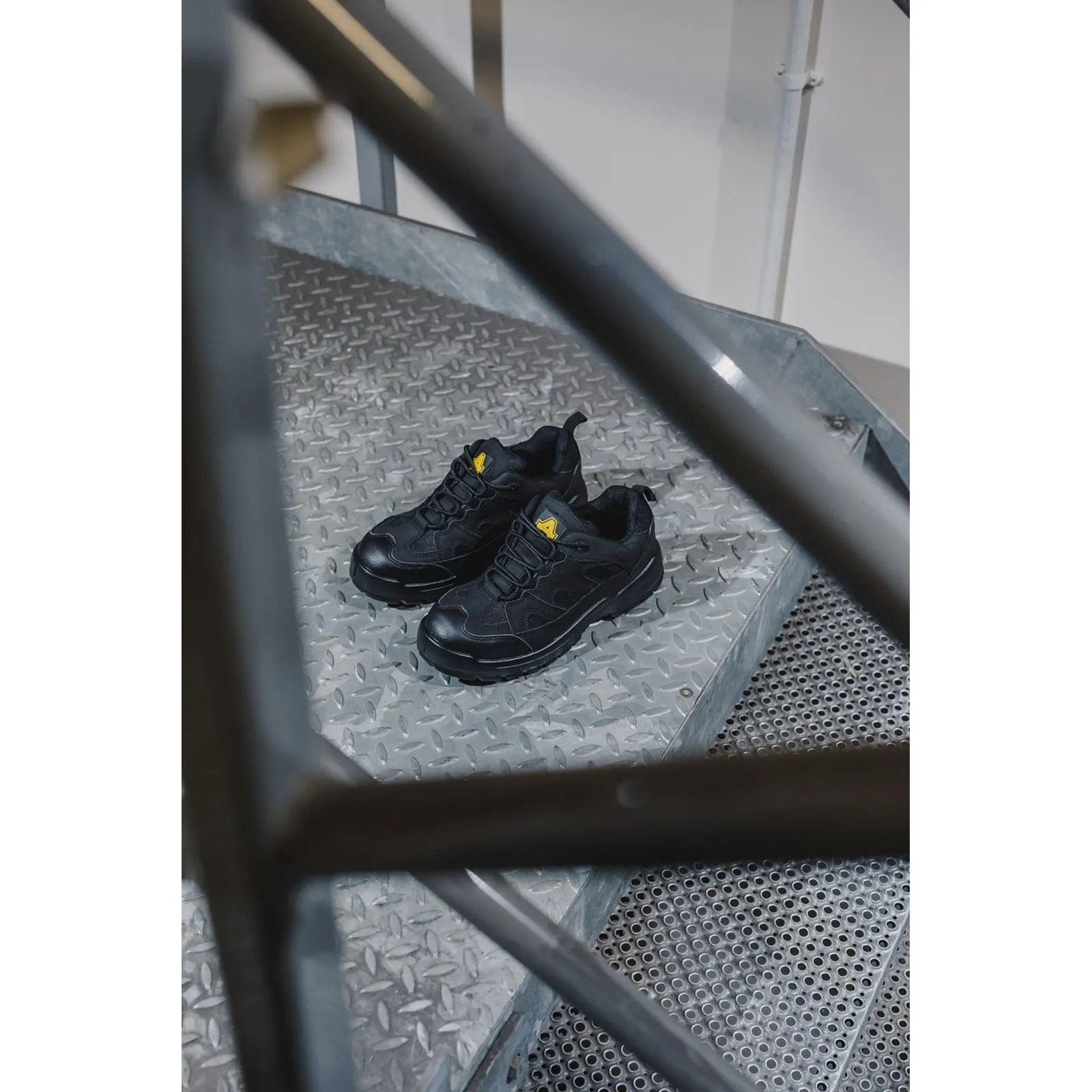 Amblers Men Boots - FS214 Vegan Friendly Safety Shoes in Black, 4-13