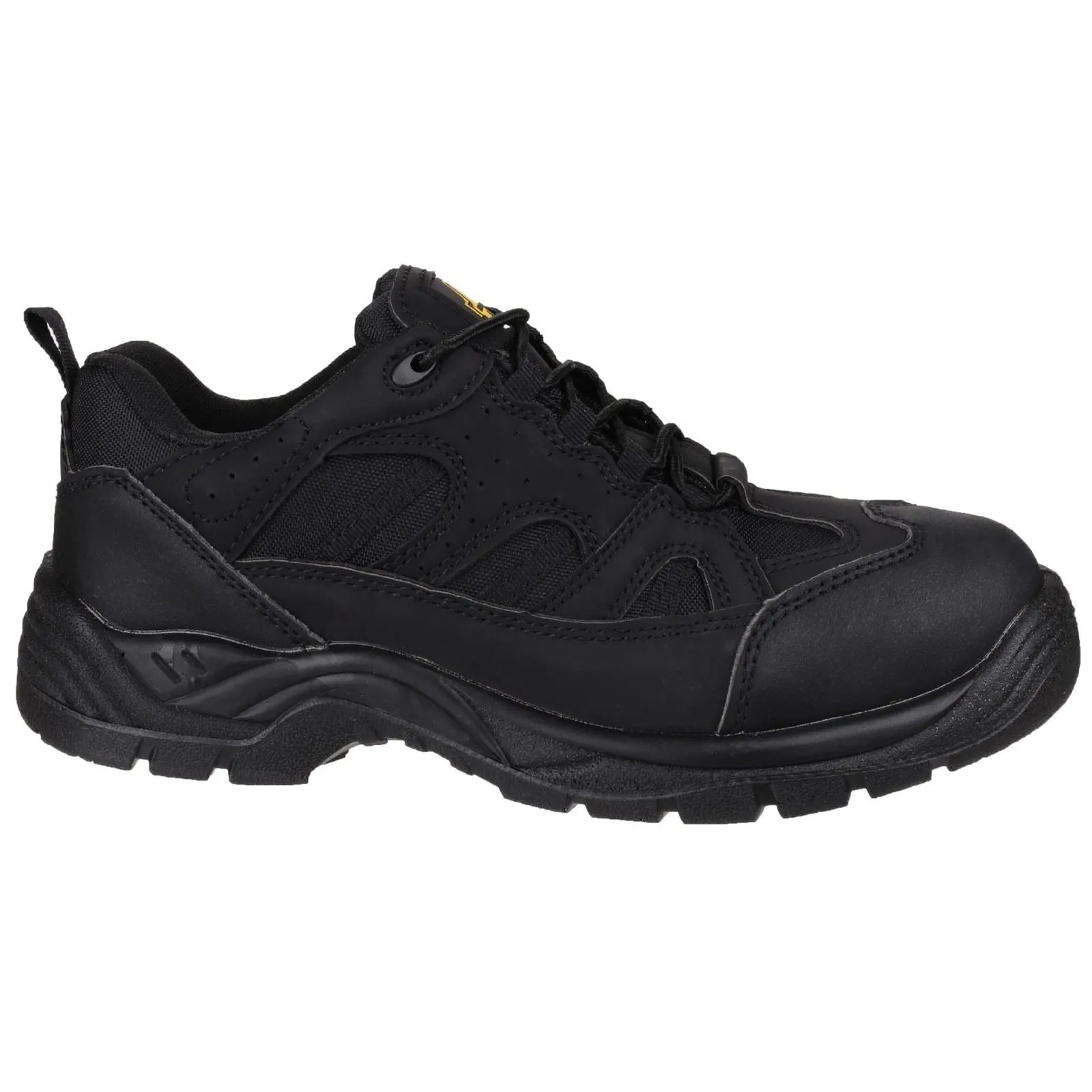 Amblers Men Boots - FS214 Vegan Friendly Safety Shoes in Black, 4-13