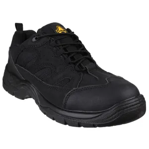 Amblers Men Boots - FS214 Vegan Friendly Safety Shoes in Black, 4-13