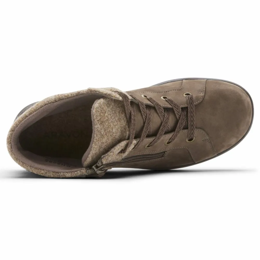 Aravon REV STRIDARC WATERPROOF LOW BOOT BROWN/NUBUCK