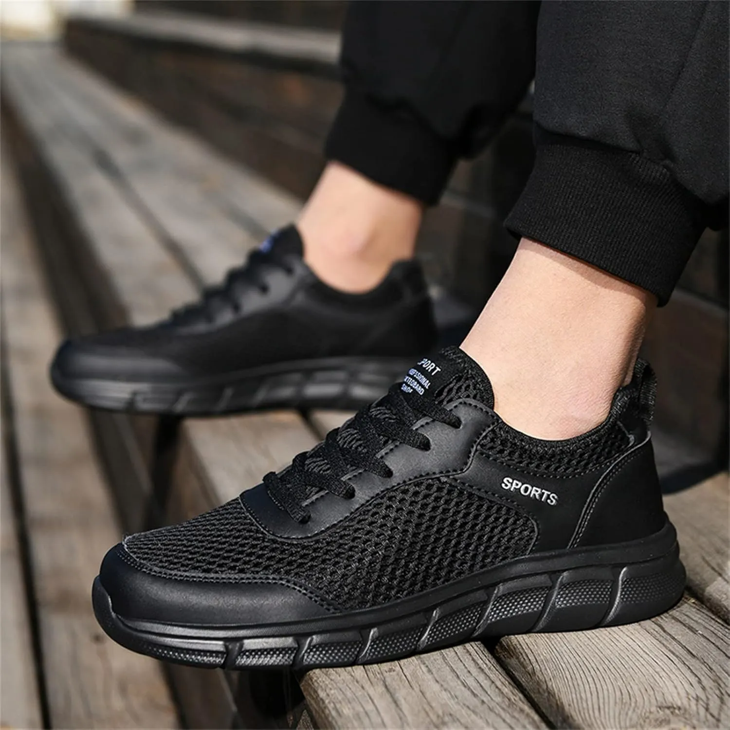 Arch Support Hiking Shoes for Men Lightweight Breathable Walking Shoe Gym Tennis Men's Comfortable Canvas Shoes