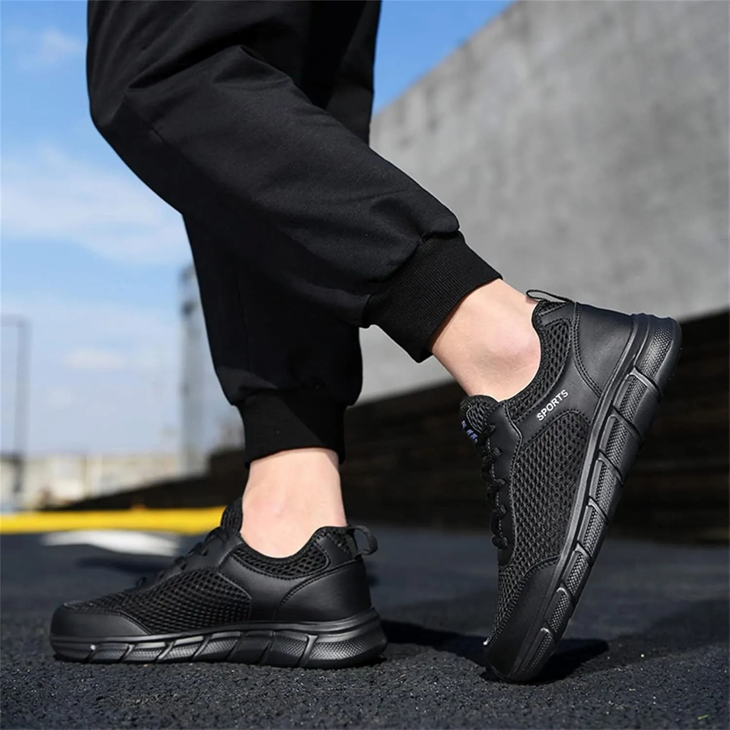Arch Support Hiking Shoes for Men Lightweight Breathable Walking Shoe Gym Tennis Men's Comfortable Canvas Shoes