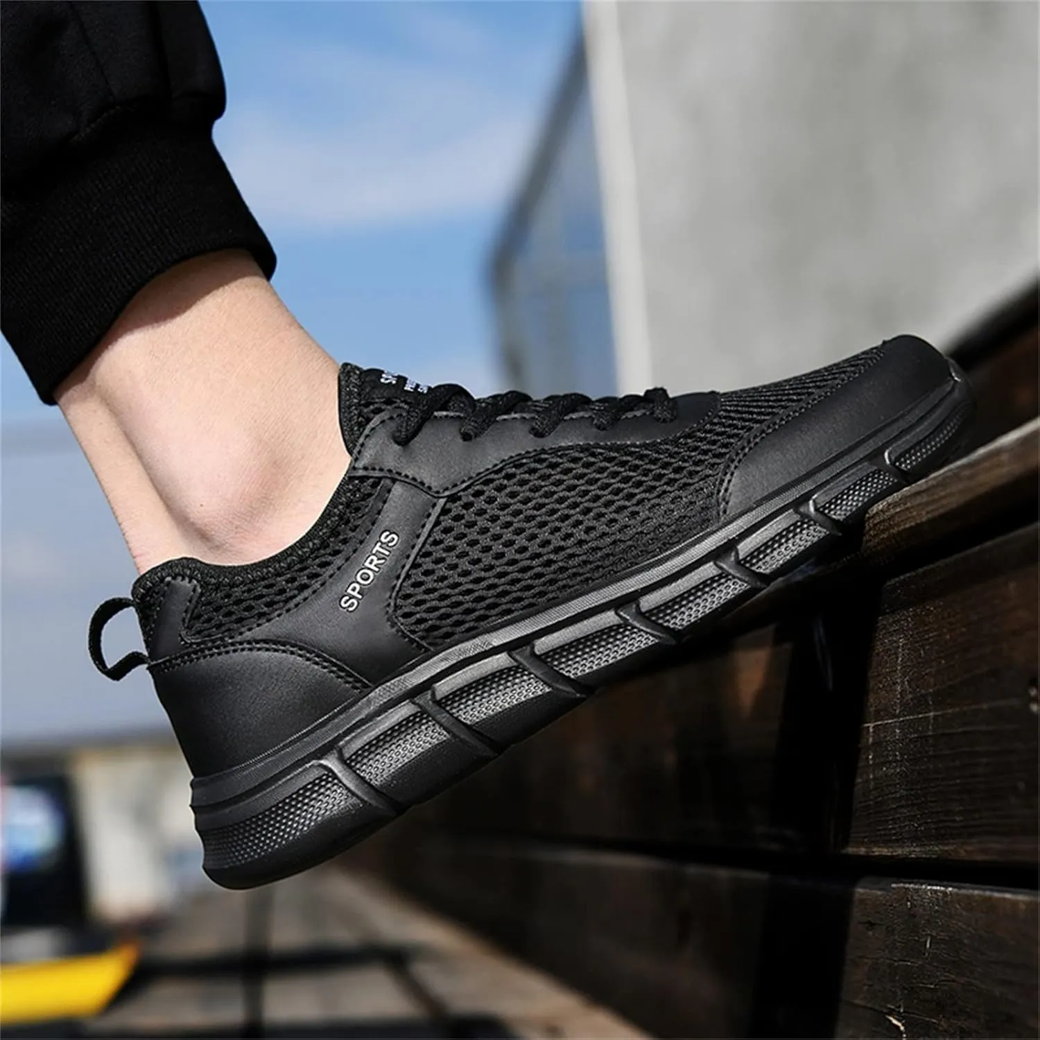 Arch Support Hiking Shoes for Men Lightweight Breathable Walking Shoe Gym Tennis Men's Comfortable Canvas Shoes