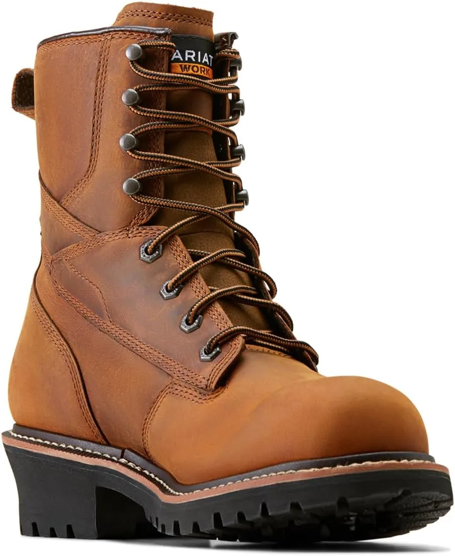 Ariat Men's Logger Shock Shield Waterproof Work Boot