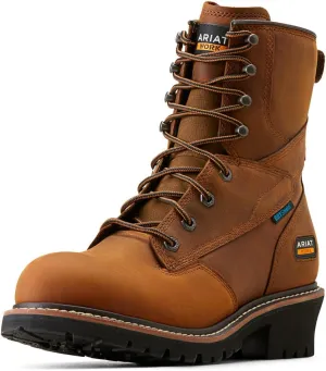 Ariat Men's Logger Shock Shield Waterproof Work Boot