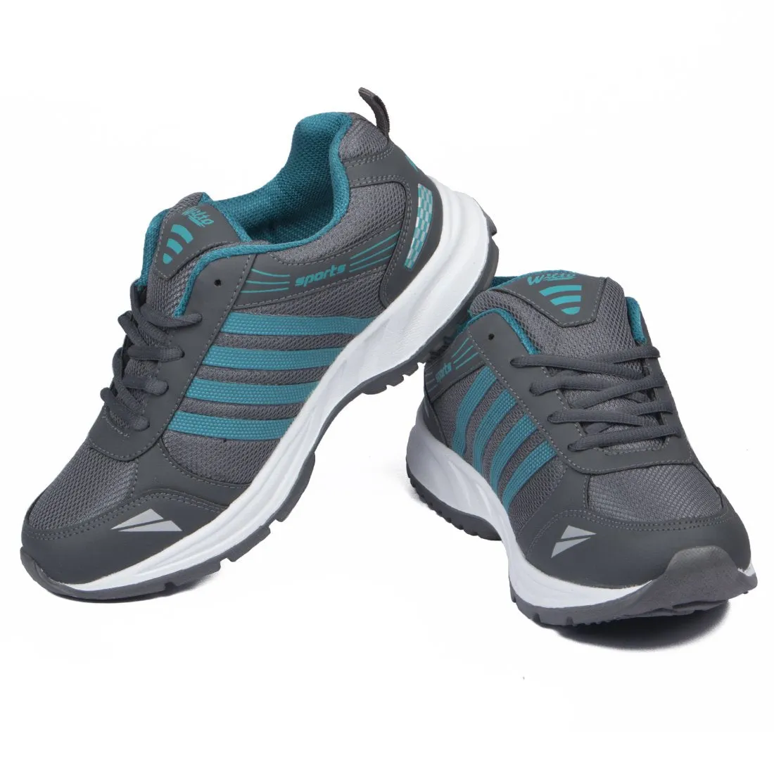 ASIAN Men's Wonder-13 Firozi Mesh Sports Running Shoes (Green) 12 UK