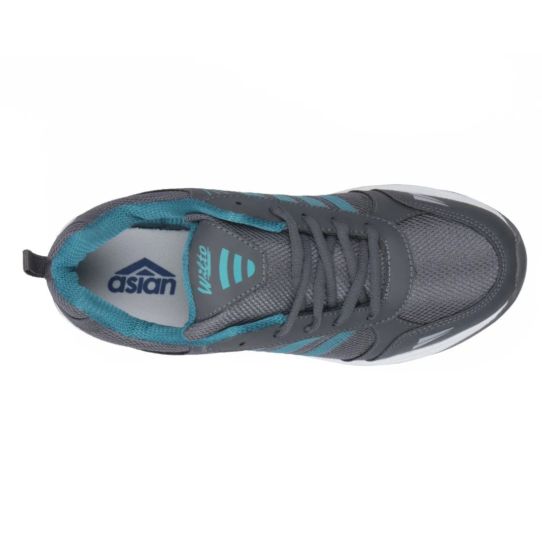 ASIAN Men's Wonder-13 Firozi Mesh Sports Running Shoes (Green) 12 UK