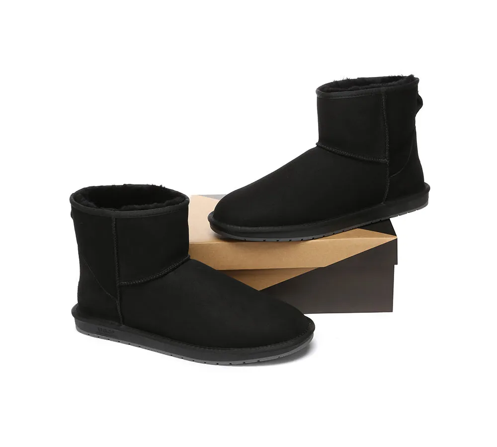 AUSTRALIAN SHEPHERD® UGG Boots Men Sheepskin Wool Large Size Mini Classic