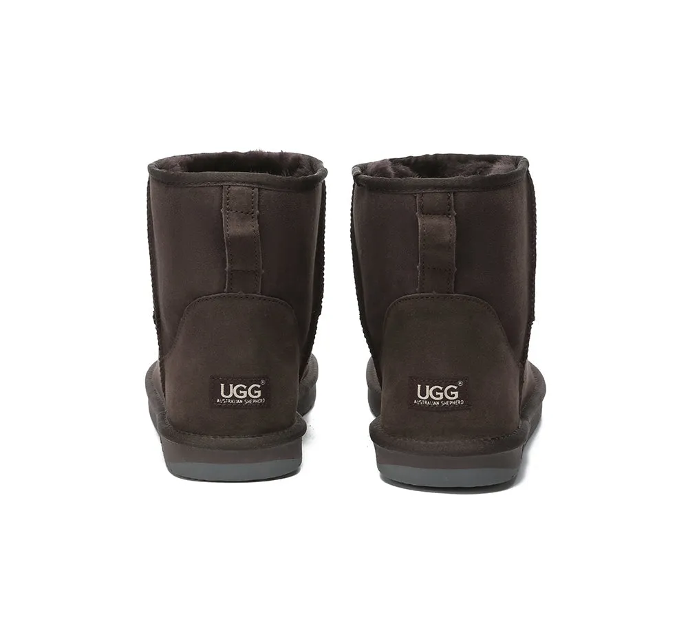 AUSTRALIAN SHEPHERD® UGG Boots Men Sheepskin Wool Large Size Mini Classic
