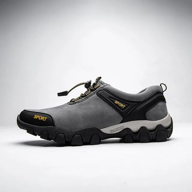 Autumn Men's shoes fashion design Lightweight breathable Men's sneakers outdoor non-slip Lace-up men casual shoes hiking shoes