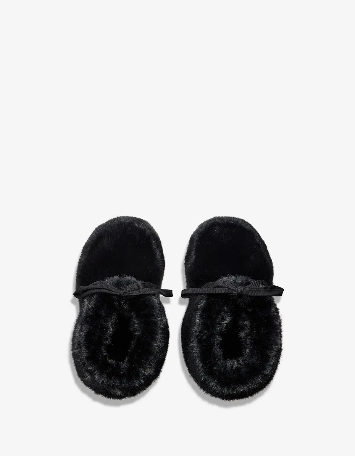 Balenciaga Black Faux Minx Alaska Low Boots