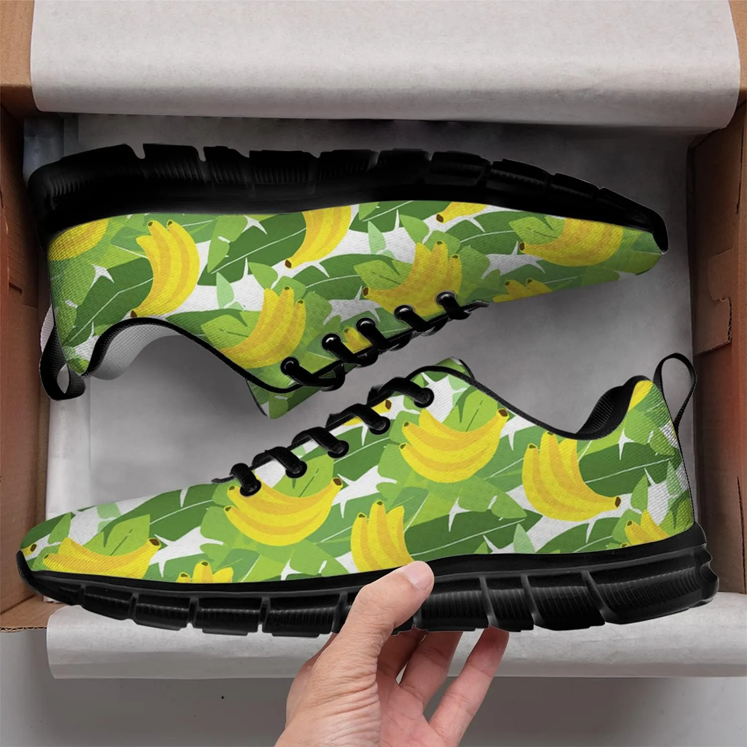 Banana Womens Mens Shoes Trail Running Shoes Comfortable Outdoor Sport Cross Training Sneakers Gifts for Boys Girls
