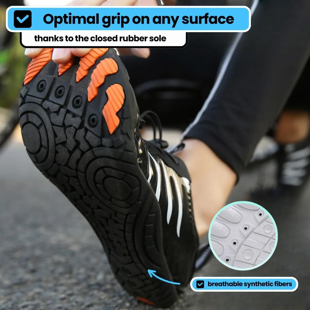 Barefoot Shoes, Fivefinger Toe Shoes Men Women Trail Running Shoes, Suitable for Diving Swimming Rock Climbing and Hiking
