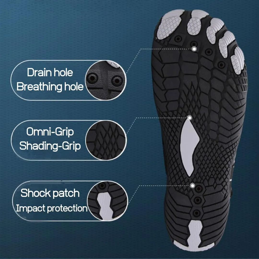 Barefoot Shoes, Fivefinger Toe Shoes Men Women Trail Running Shoes, Suitable for Diving Swimming Rock Climbing and Hiking