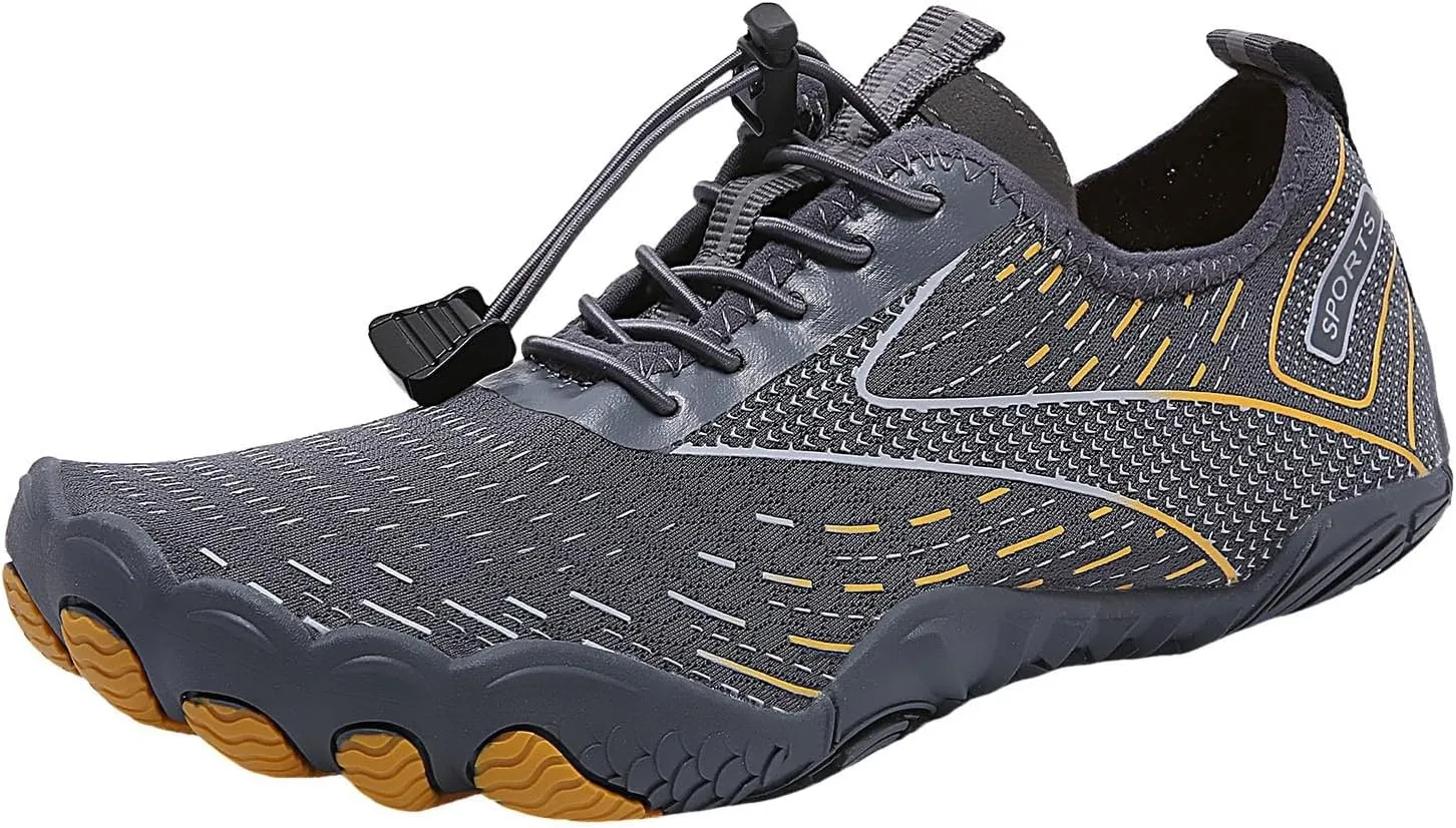 Barefoot Shoes for Women Men Breathable & Non Slip Athletic Footwear Wide Toe Couples Quick-Dry Water Aqua Shoes Beach Diving Widing Pool River Walking Summer Hiking Shoe Men,Indoor Fitness Shoe