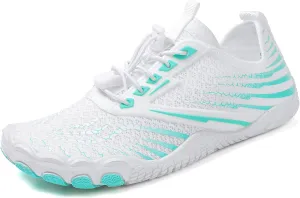 Barefoot Shoes Women Men Non Slip Wide Toe Box Waterproof Running Sneakers Athletic Workout Couple Shoe Hiking Travel Fishing Grounded Footwear Unisex Outdoor Casual Zero Drop Sneaker