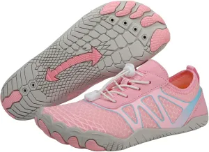 Barefoot Shoes Womens Mens Non-Slip Water Shoes Quick-Dry Aqua Socks Swim Beach Shoes Wide Toe Zero Drop Lightweight Minimalist Shoes Unisex for Spring Summer