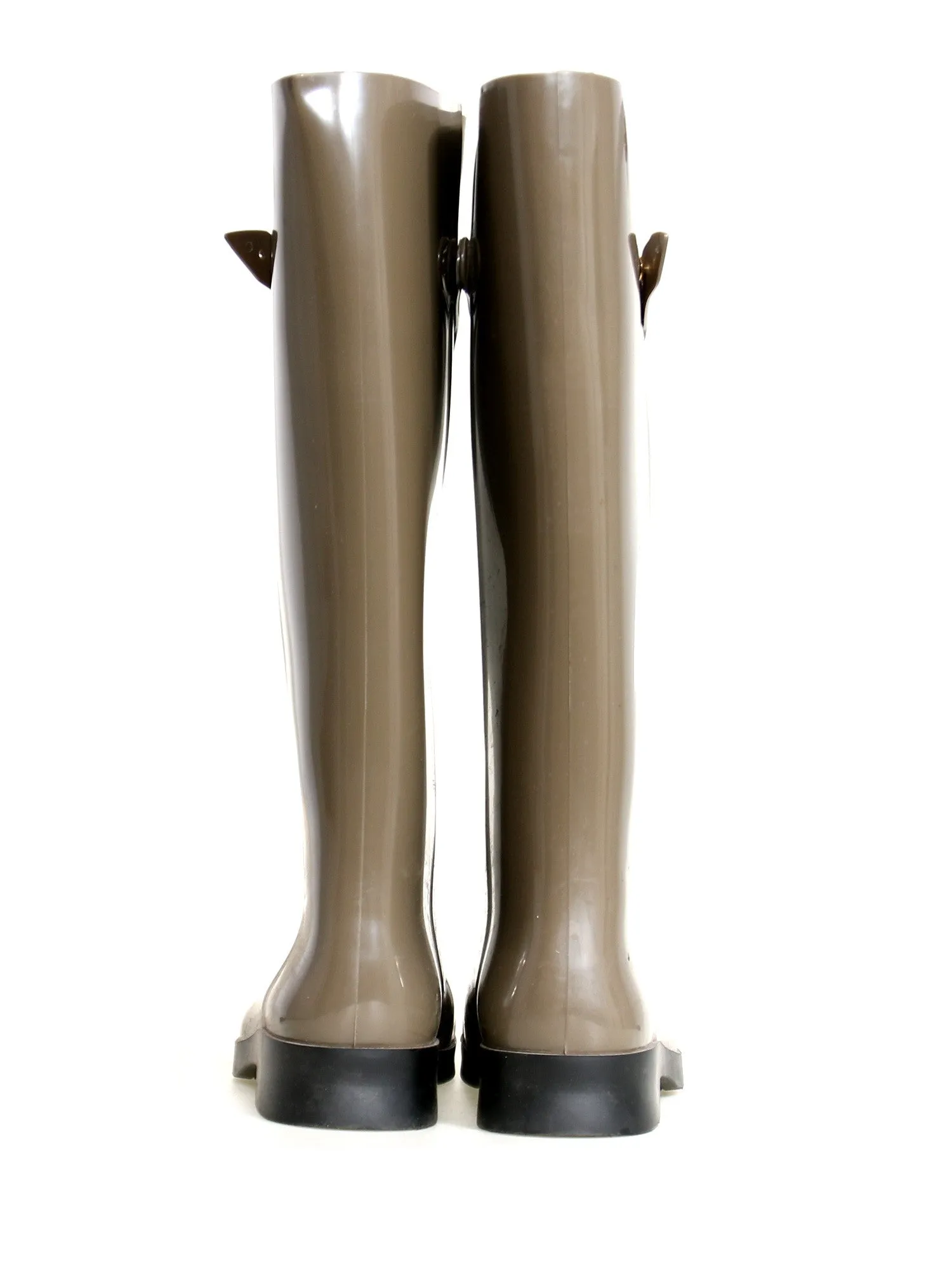 Berlin Faux Lace-Up Rain Boots