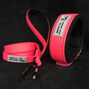 BESTIA DOG SPORT TACTICAL LEASH NEON PINK