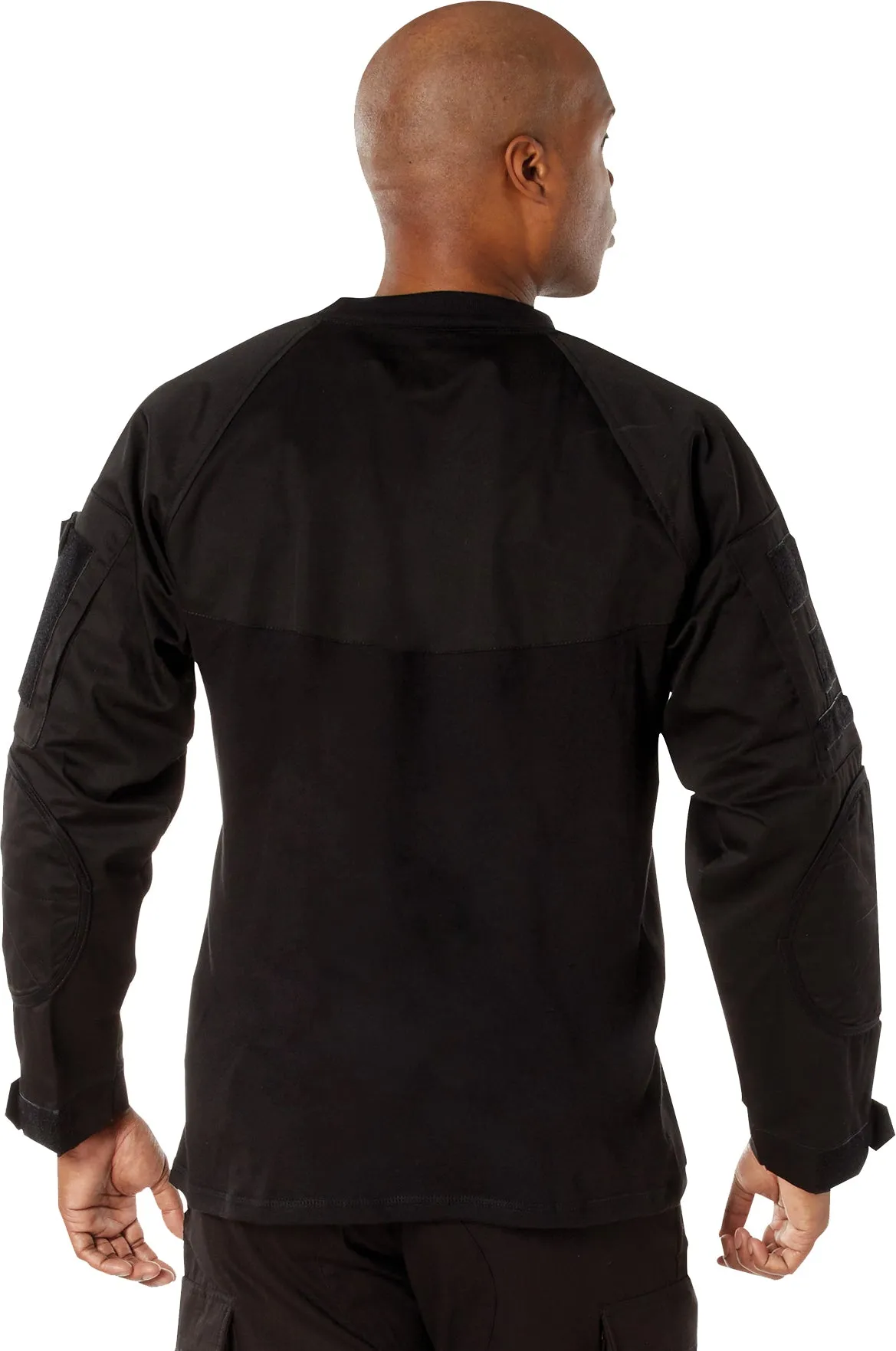 Black - Tactical Combat Shirt Paintball Airsoft Base Layer Top - Men's