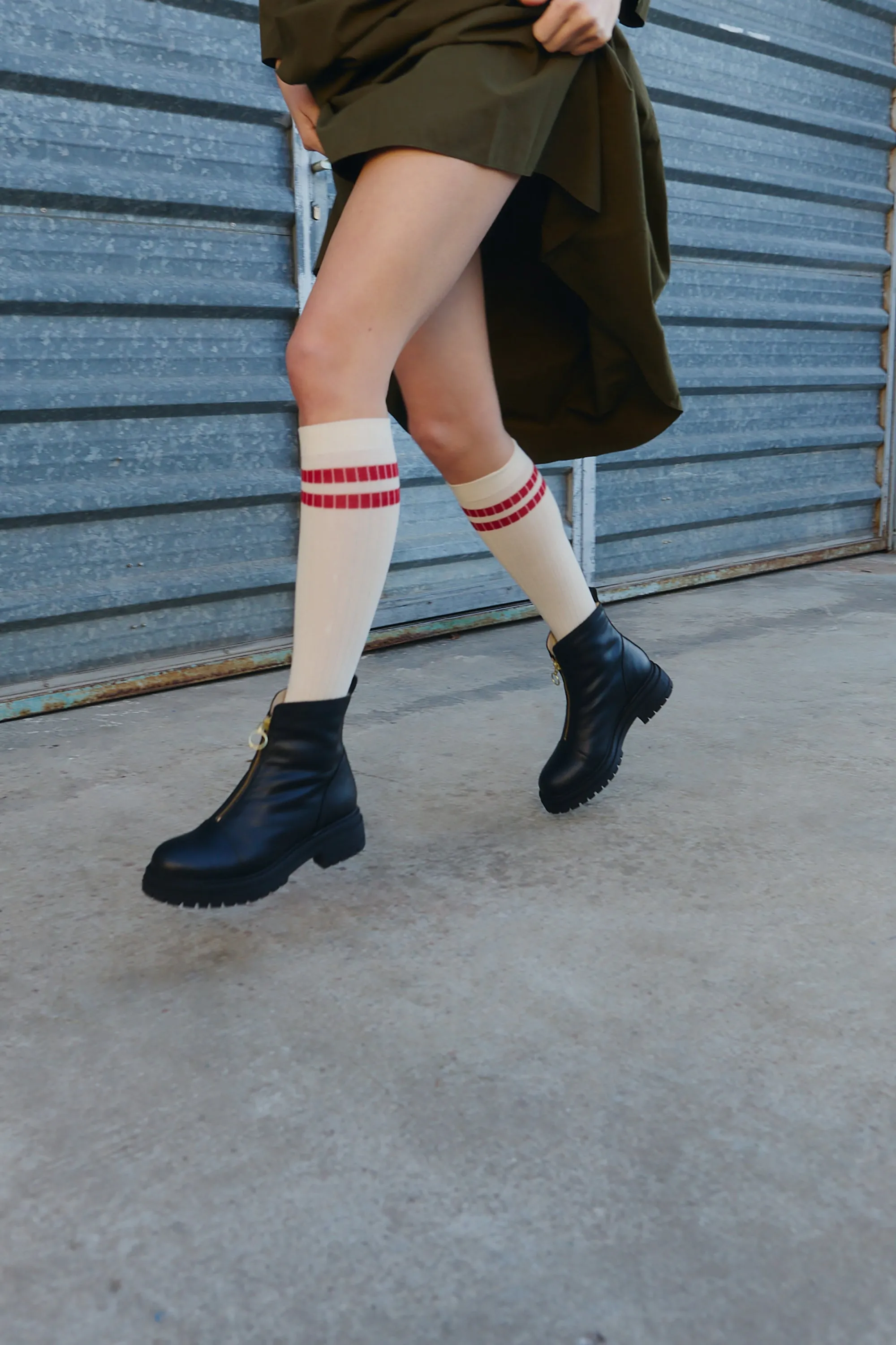 Black Zip Boots