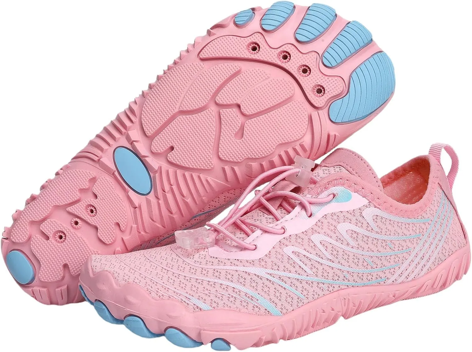 Breathable Barefoot Shoes for Women Men, Quick Dry Zero Drop Trail Running Shoes, Outdoor Athletic Hiking Sports Footwear Summer Beach Swim Surfing with Non-Slip Sole & Wide Toe Box