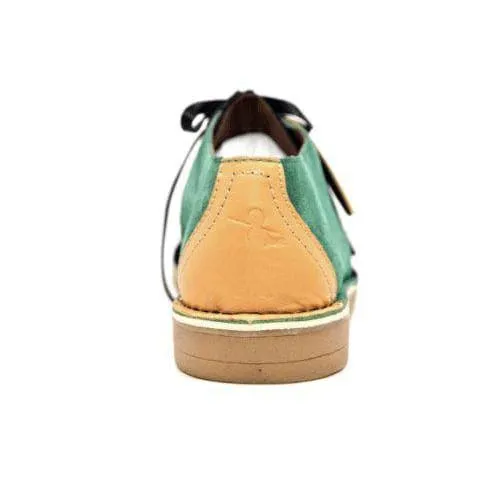 British Walkers Kingston Desert Trek Men's Jamaica Green Yellow Black Suede