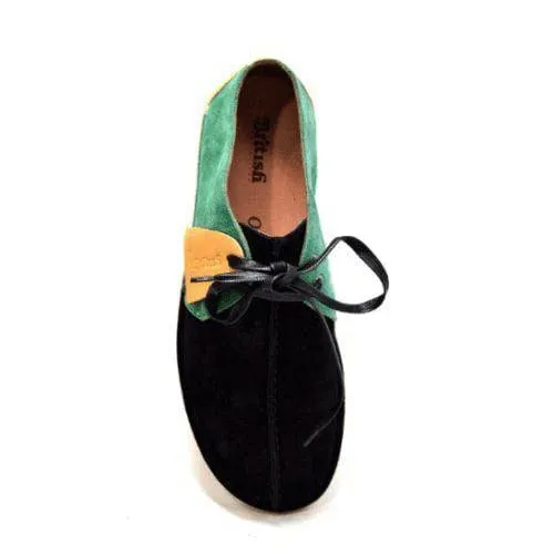 British Walkers Kingston Desert Trek Men's Jamaica Green Yellow Black Suede