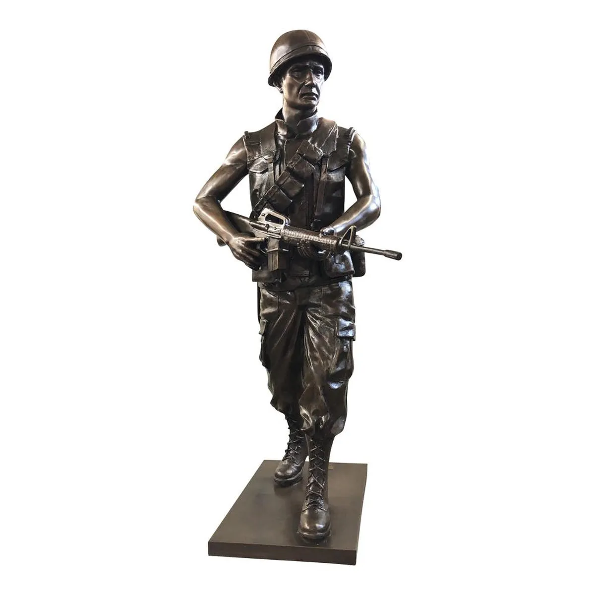 Bronze Vietnam Soldier Statue