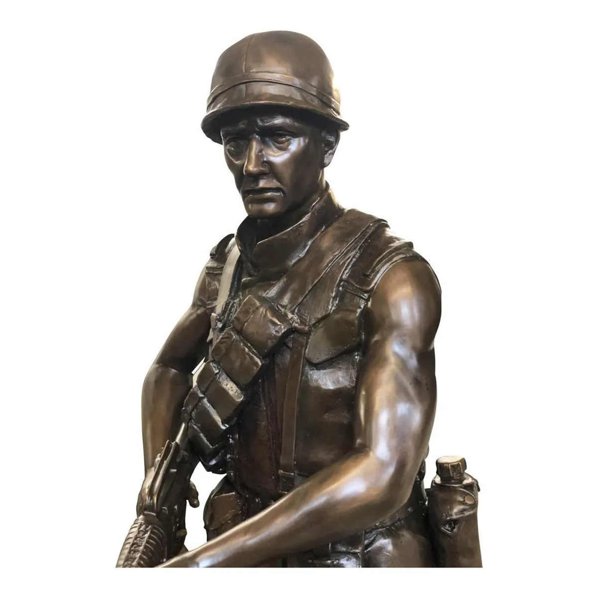 Bronze Vietnam Soldier Statue