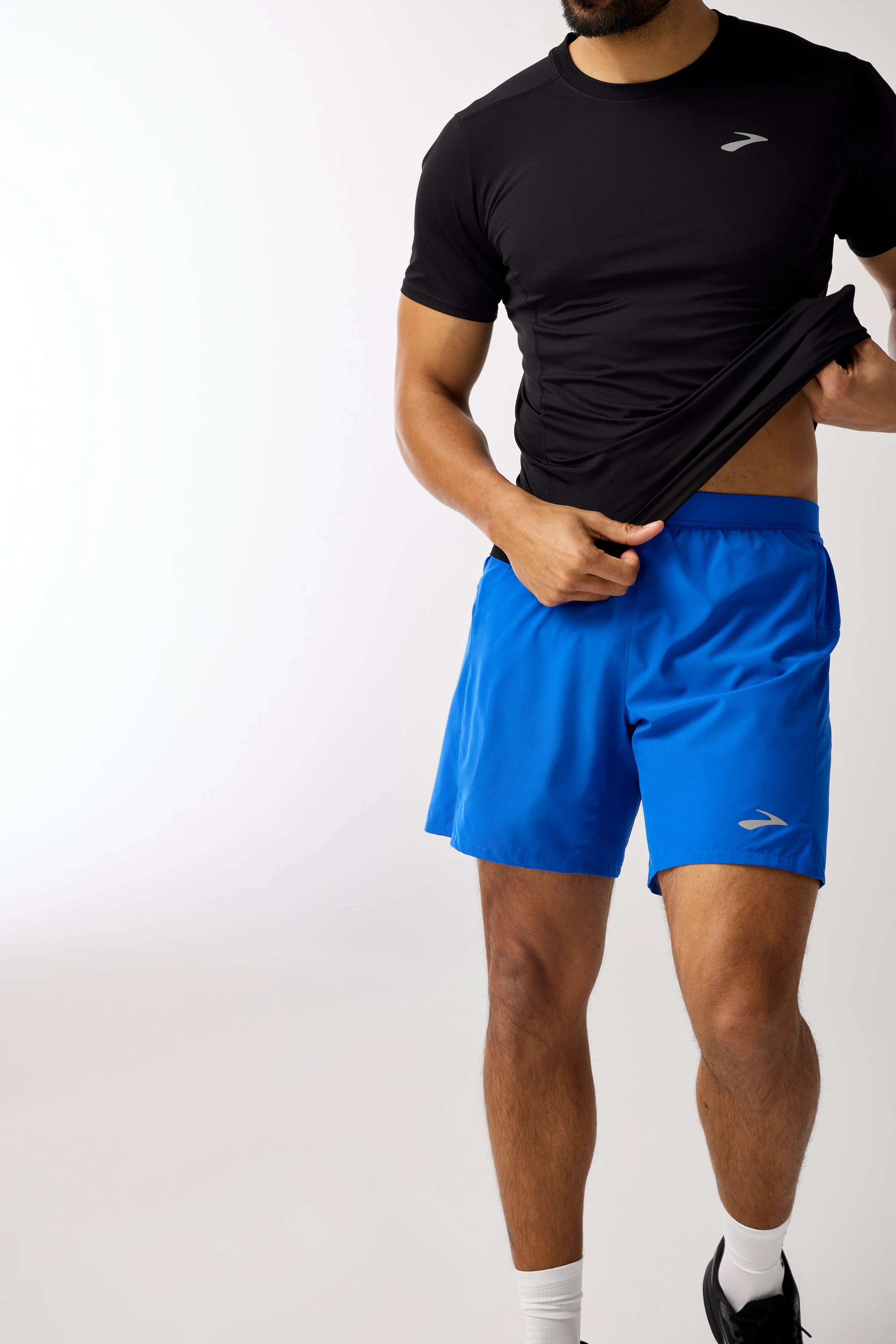 Brooks | Journey 7" 2-in-1 Shorts | Men's | Neo Blue