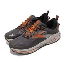 BROOKS MENS CASCADIA 16 GTX TRAIL (BLACK/EBONY/CINNABAR)