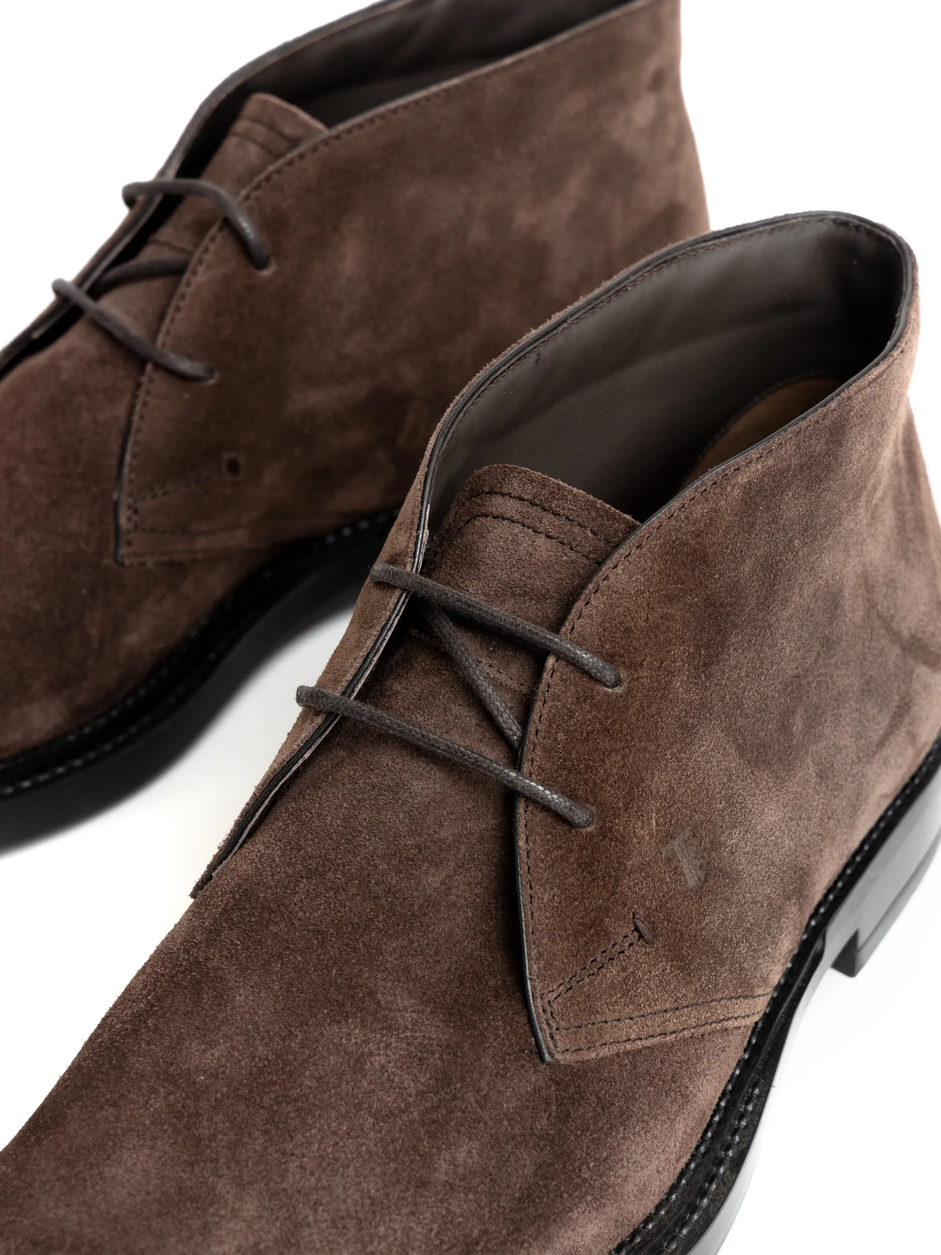 Brown Suede Desert Ankle Boots
