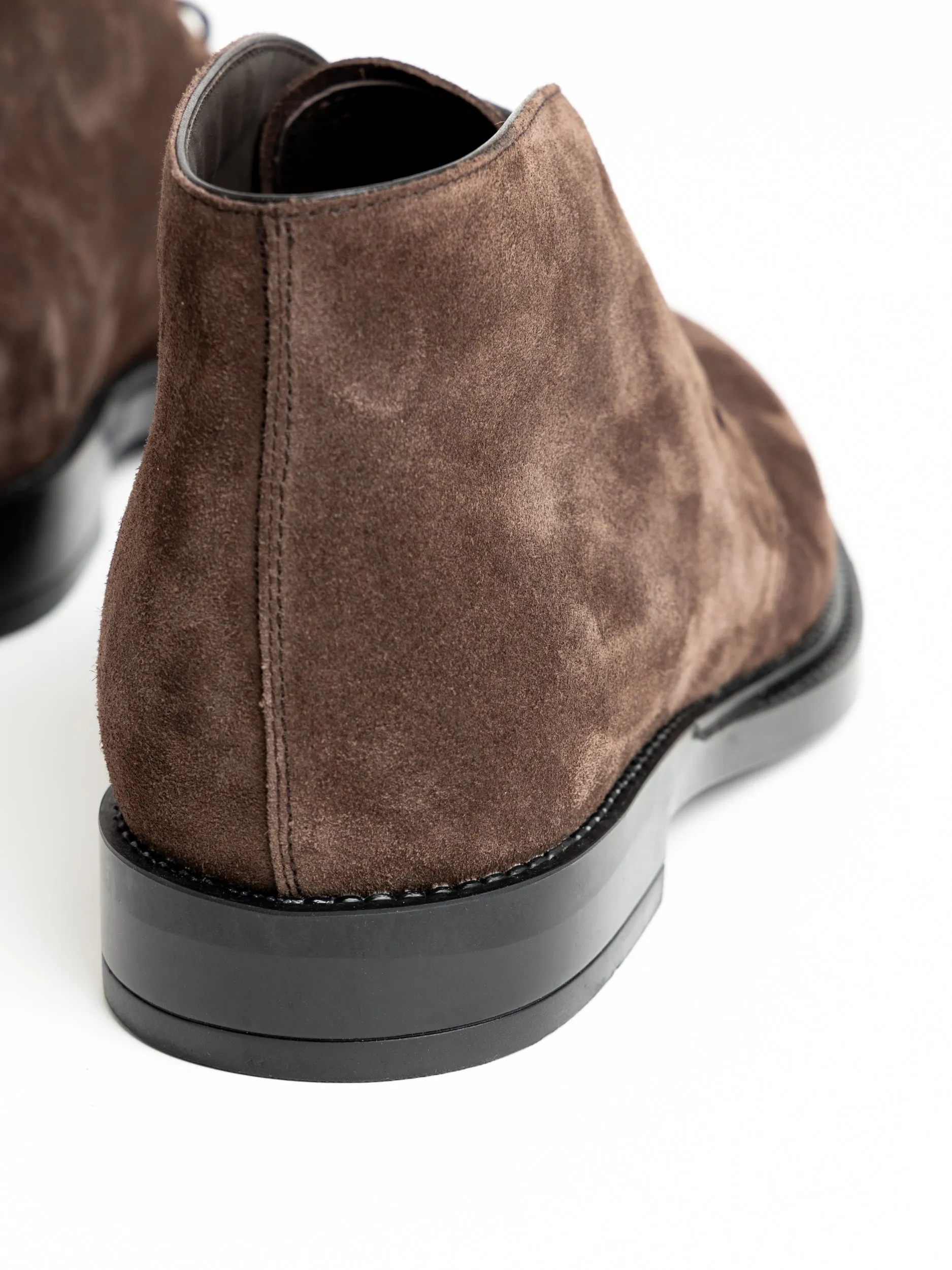 Brown Suede Desert Ankle Boots