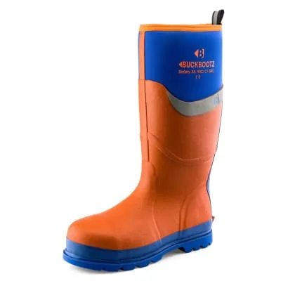Buckboot Neoprene-Rubber Heat and Cold Insulated Safety Wellington Boot BBZ6000