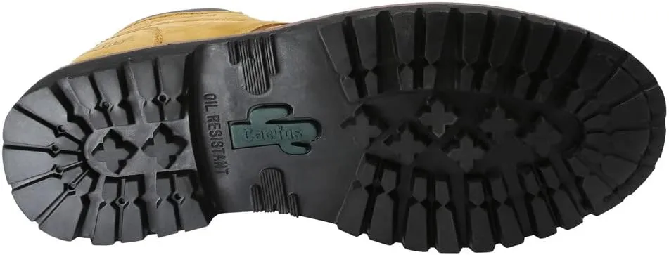 Cactus Mens 611 Insulated Soft Toe 6 Construction Roofing Work Boots Nubuck Leather Rubber Sole Comfortable Industrial Construction Boots