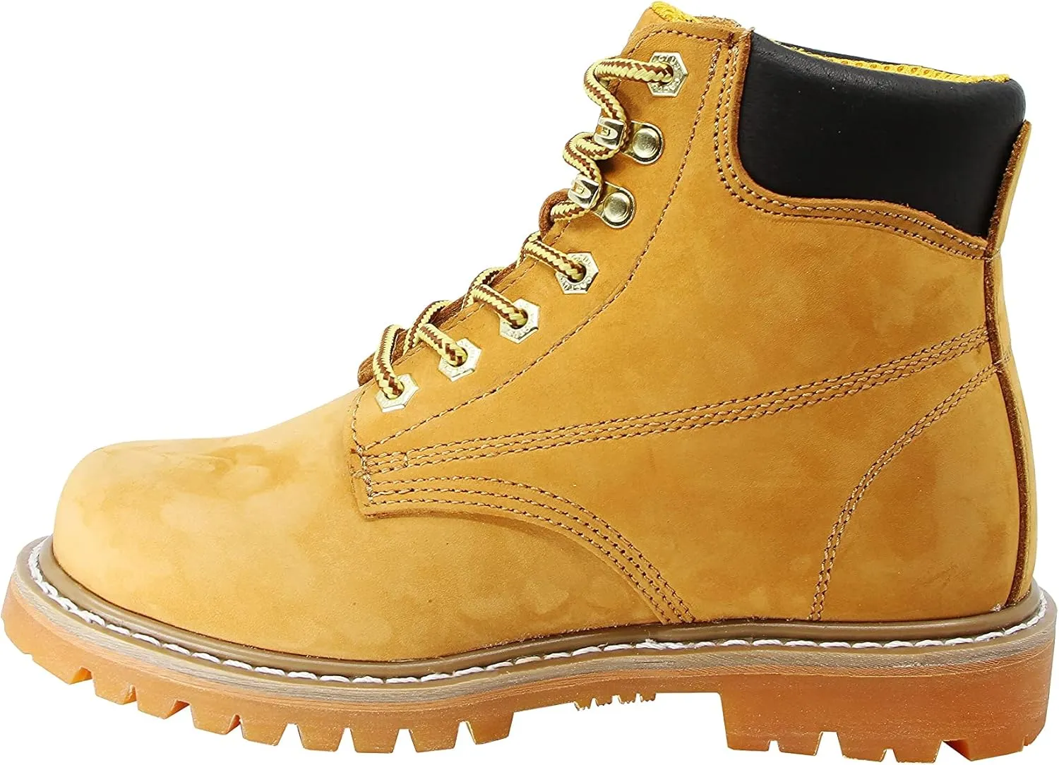 Cactus Mens 611 Insulated Soft Toe 6 Construction Roofing Work Boots Nubuck Leather Rubber Sole Comfortable Industrial Construction Boots