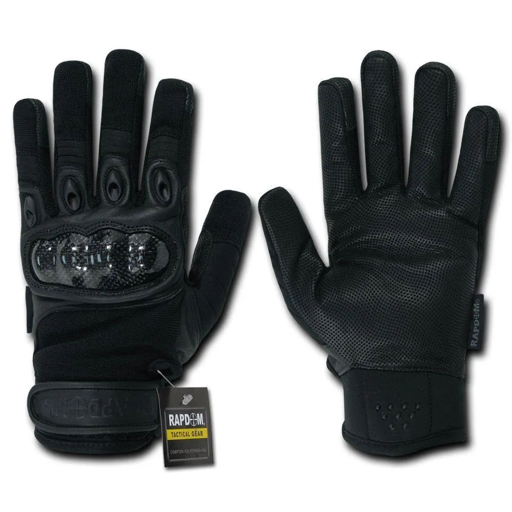Carbon Fiber Knuckle Tactical Patrol Military Gloves