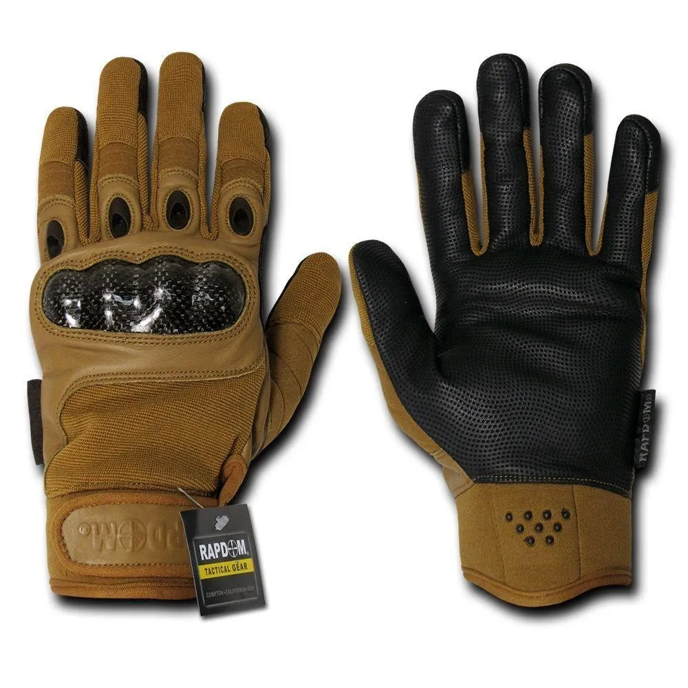 Carbon Fiber Knuckle Tactical Patrol Military Gloves