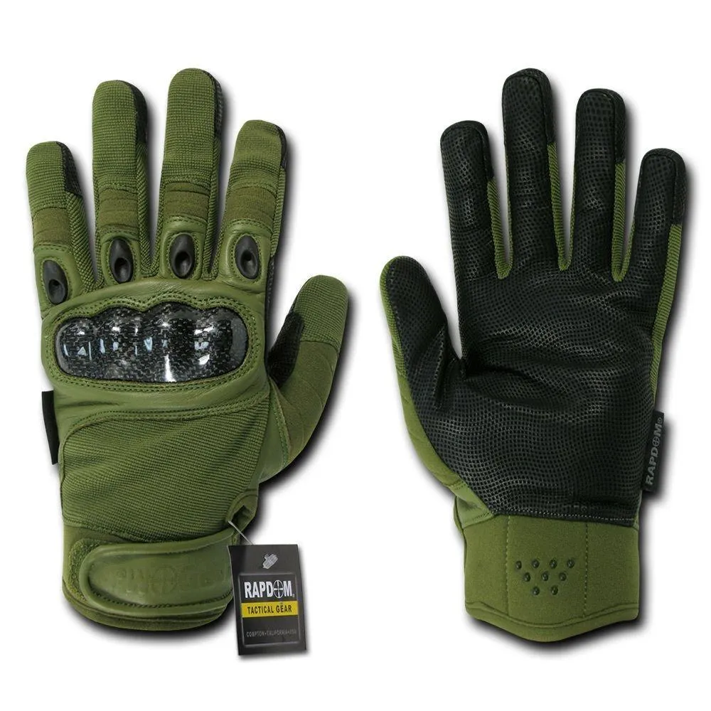Carbon Fiber Knuckle Tactical Patrol Military Gloves