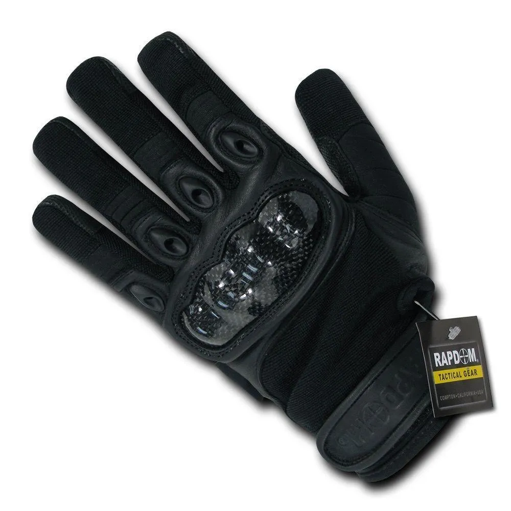 Carbon Fiber Knuckle Tactical Patrol Military Gloves