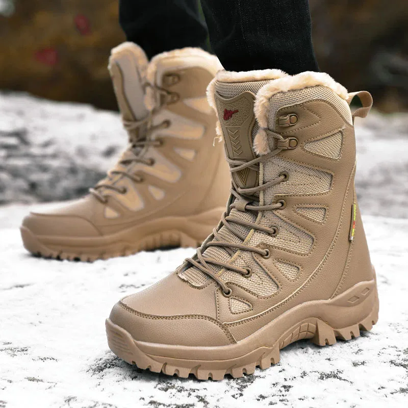 Casual Waterproof High Top Men's Boots