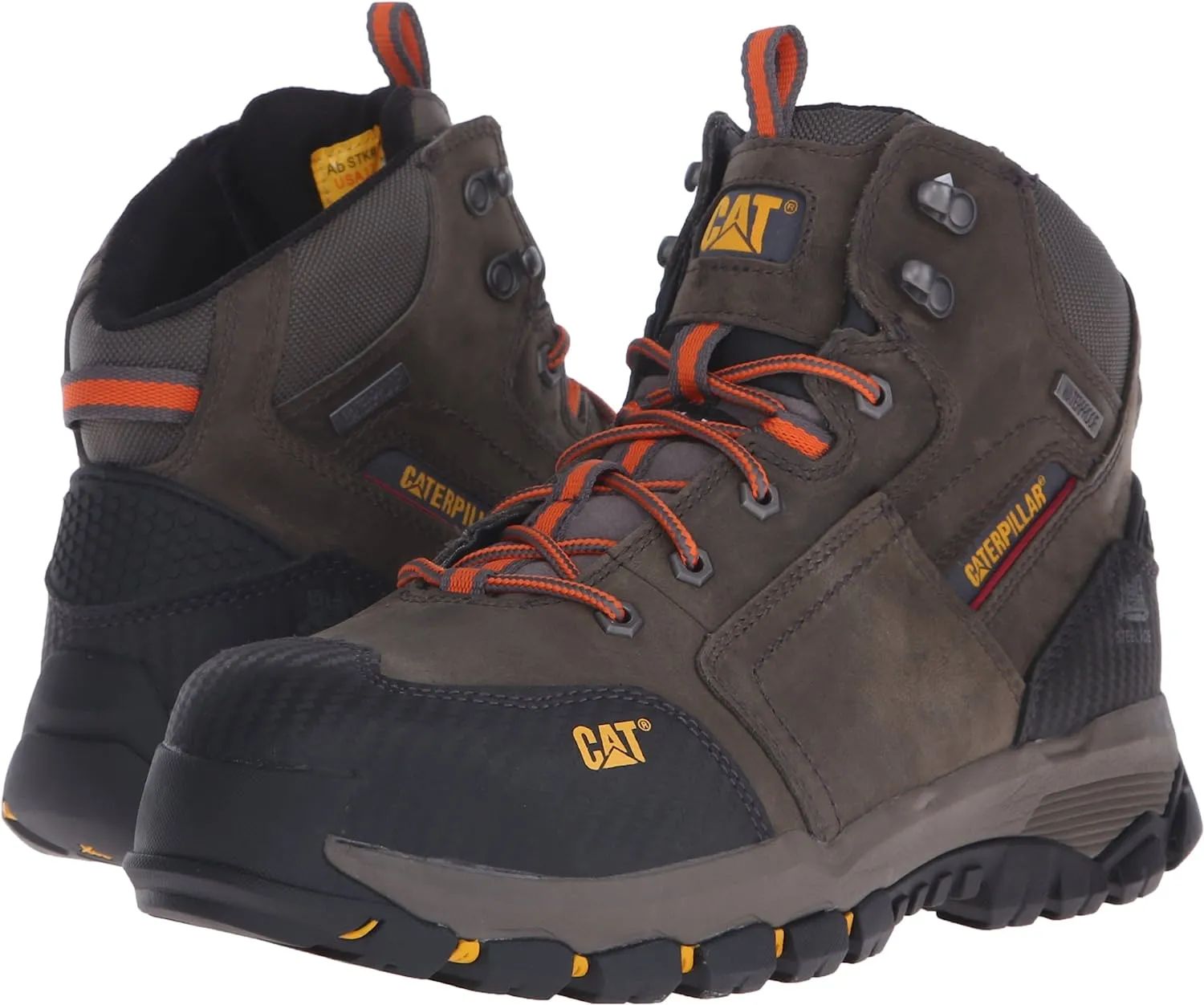 Caterpillar Men's NAVIGATOR MID WP Steel Toe Work Industrial Boots